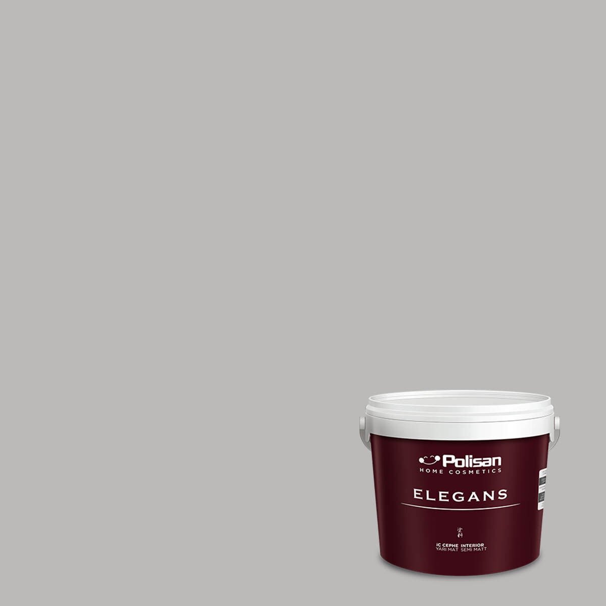 Polisan Elegans Yarı Mat İç Cephe Boyası 15 Litre Gizemli Gri 4474 Cİ-7603