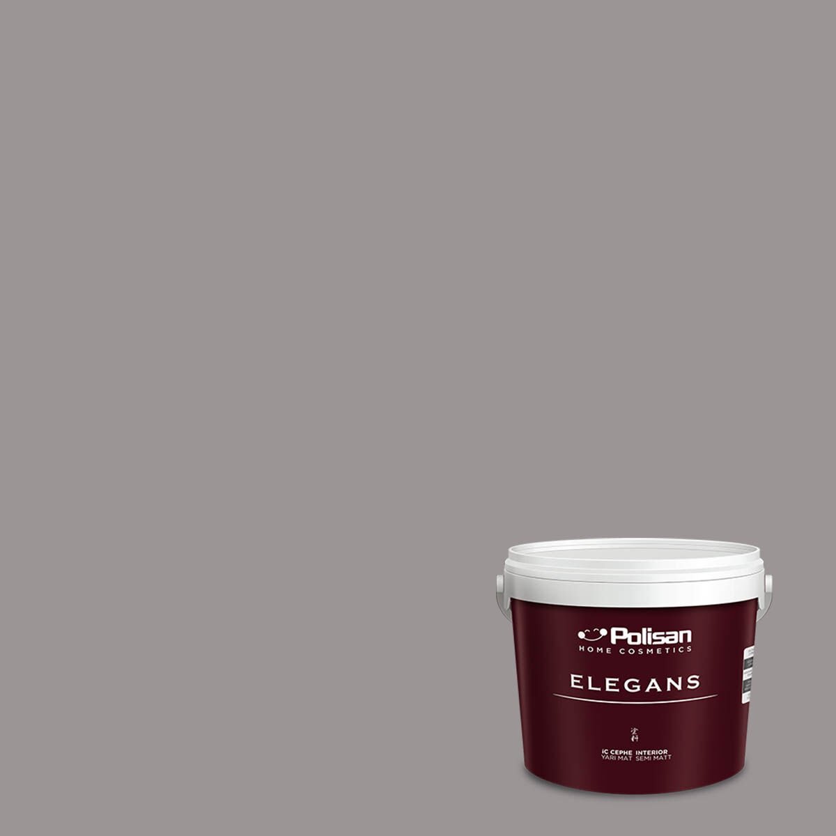 Polisan Elegans Yarı Mat İç Cephe Boyası 12,5 Litre Royal Gri 4475 Cİ-7604