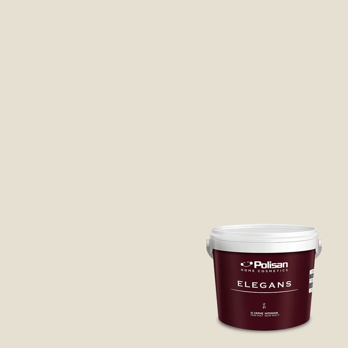 Polisan Elegans Yarı Mat İç Cephe Boyası 12,5 Litre Yalın Beyaz 1570 Cİ-6381