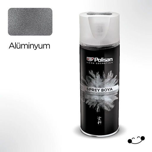 Polisan Akrilik Sprey Boya Metalik Alüminyum 400 ml