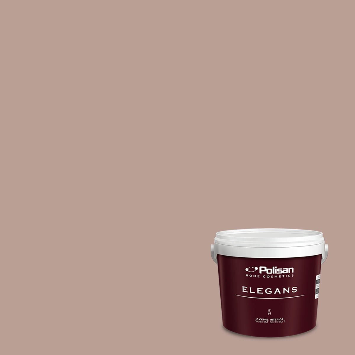 Polisan Elegans Yarı Mat İç Cephe Boyası 15 Litre Zarif Pudra 4089 Cİ-6395