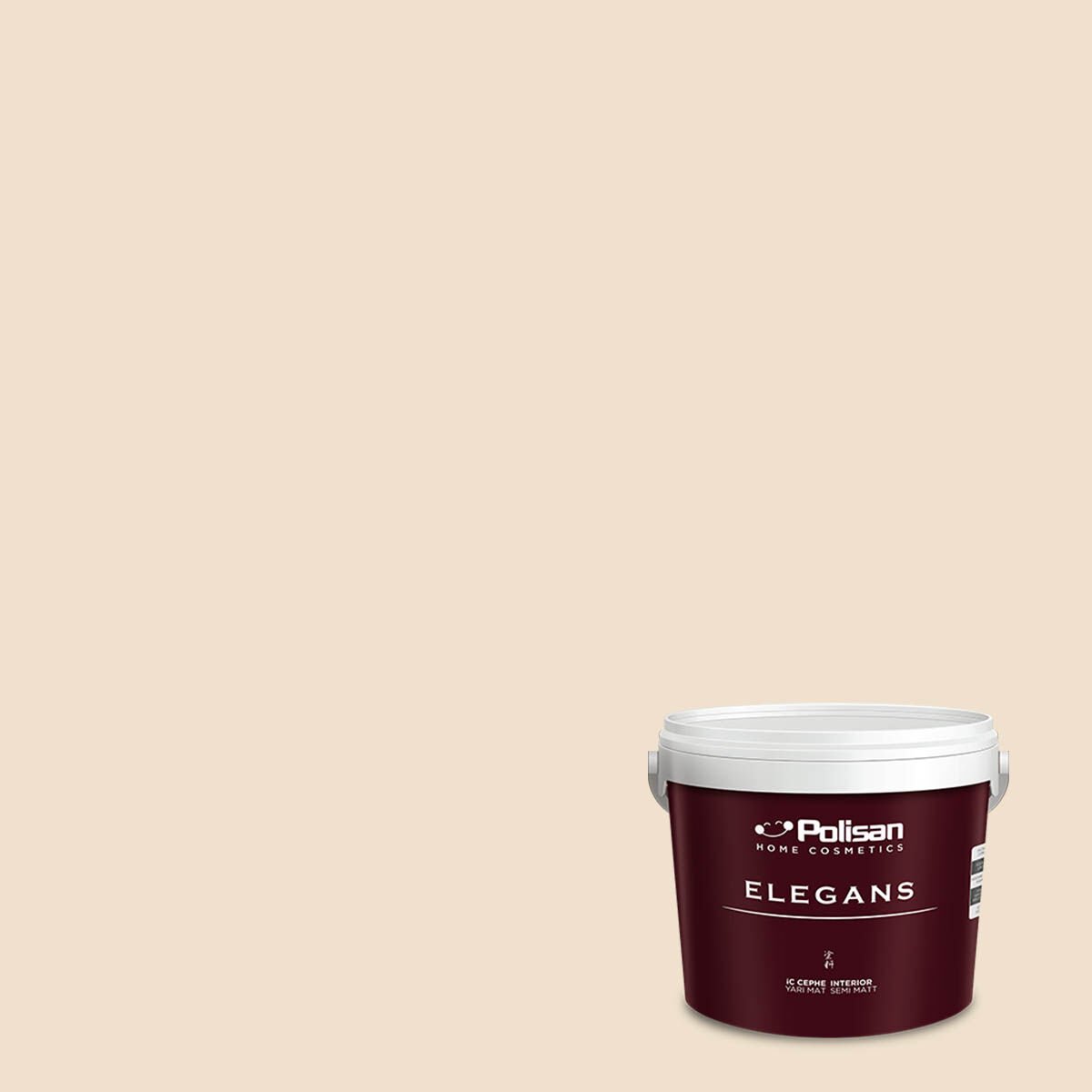Polisan Elegans Yarı Mat İç Cephe Boyası 15 Litre Roma Sarısı 1520 Cİ-6511