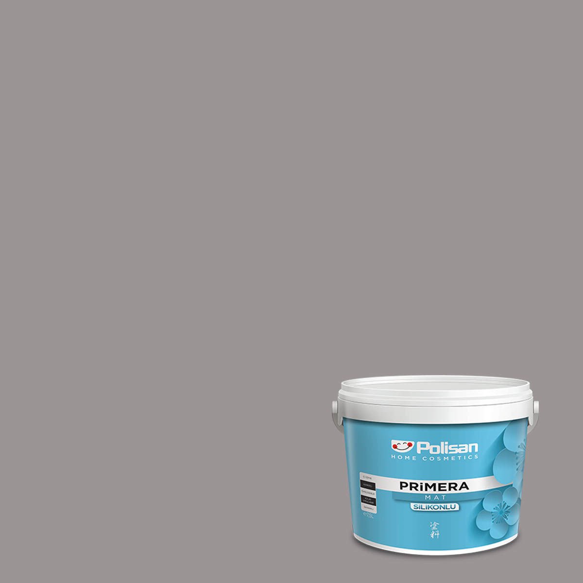 Polisan Primera Mat İç Cephe Boyası 12,5 Litre Royal Gri 4475 Cİ-7604