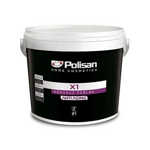 Polisan X1 Su Bazlı Parlak Yağlı Boya Beyaz 0,7 Litre