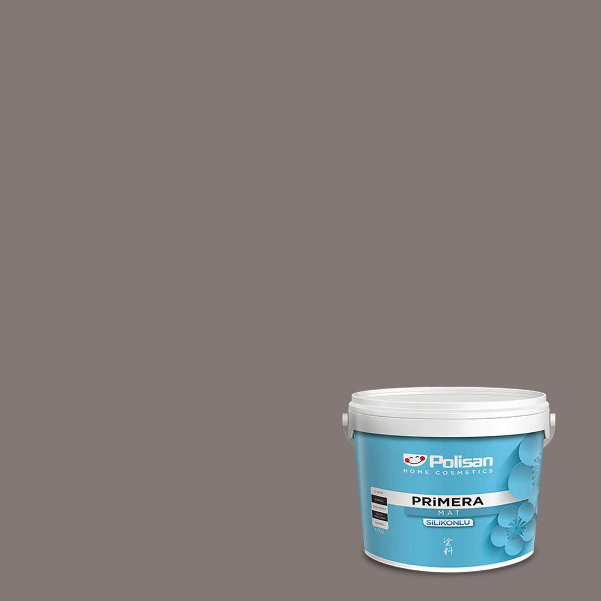 Polisan Primera Mat İç Cephe Boyası 12,5 Litre Elegan Gri 4004 Cİ-6205