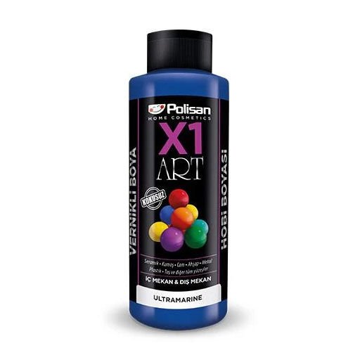 Polisan X1 Art Multisurface Hobi Boyası 120ml Ultramarin
