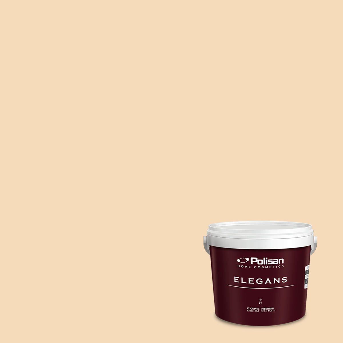 Polisan Elegans Yarı Mat İç Cephe Boyası 15 Litre Krem 222 Cİ-7163