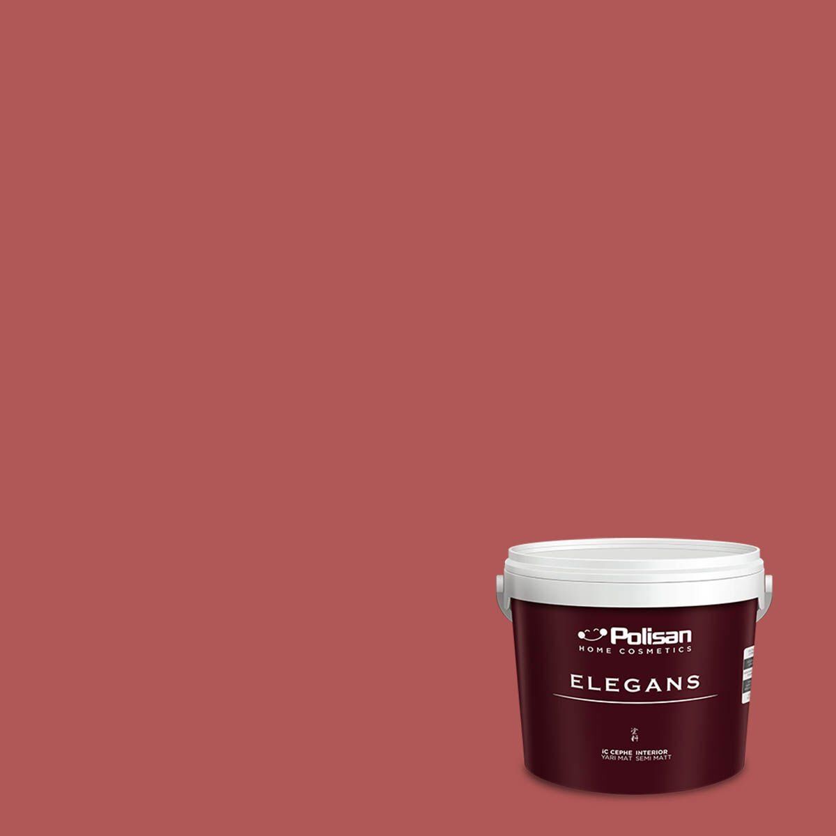 Polisan Elegans Yarı Mat İç Cephe Boyası 15 Litre Karmen Kırmızısı 4239 Cİ-7105