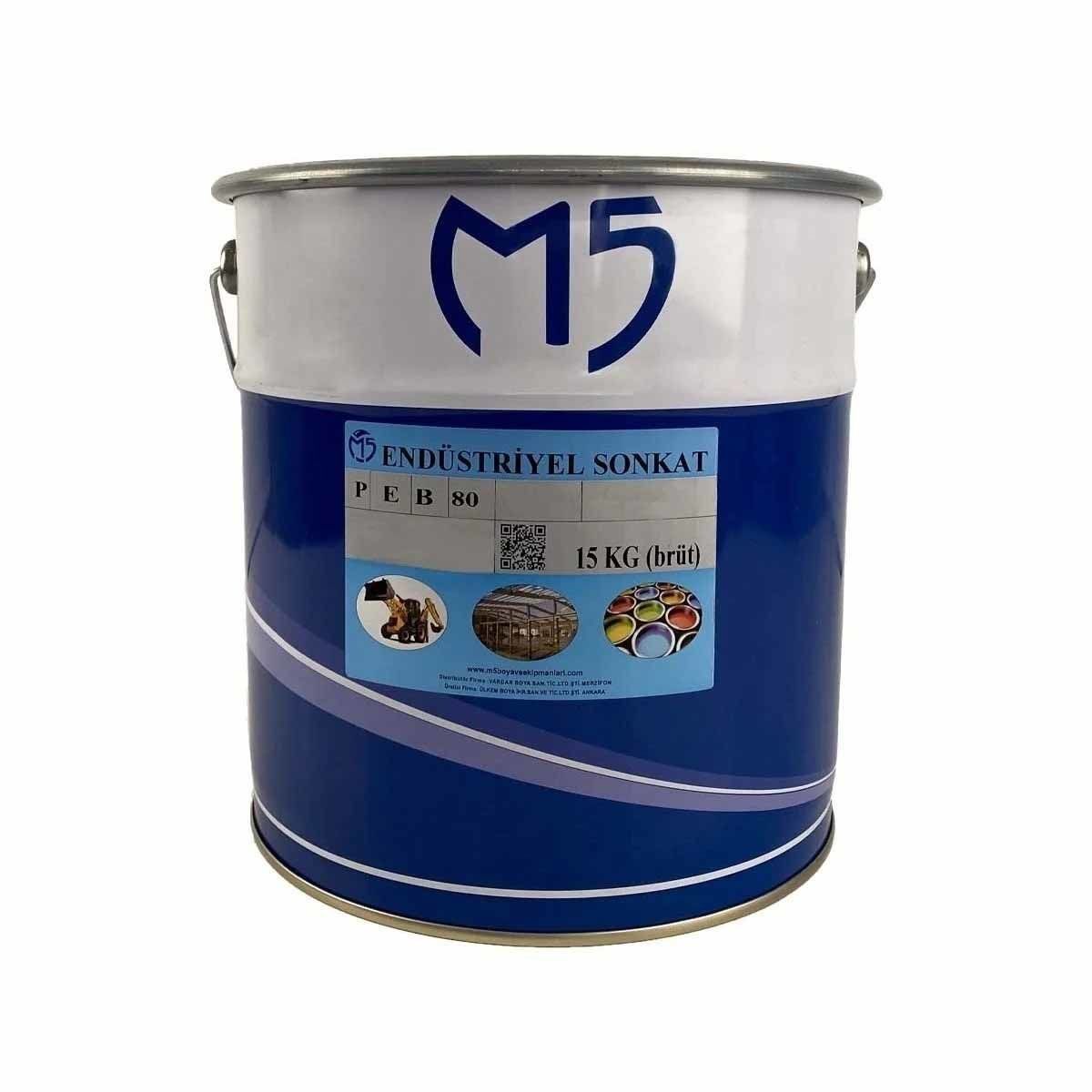 M5 Endüstriyel Rapid Boya Havai Mavi Ral 5015 15 Kg Brüt