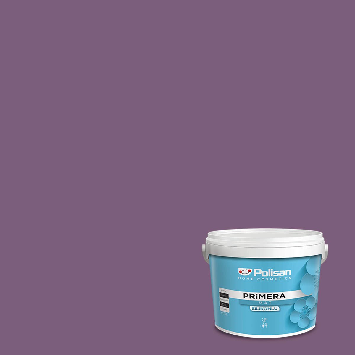 Polisan Primera Mat İç Cephe Boyası 12,5 Litre Violetta 4453 Cİ-7555