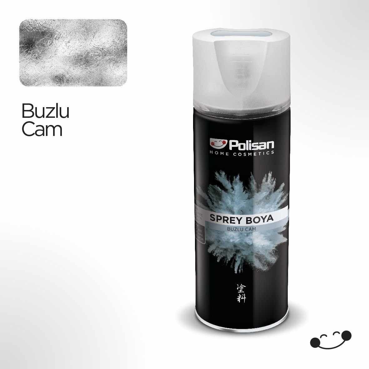 Polisan Akrilik Sprey Buzlu Cam 400 ml