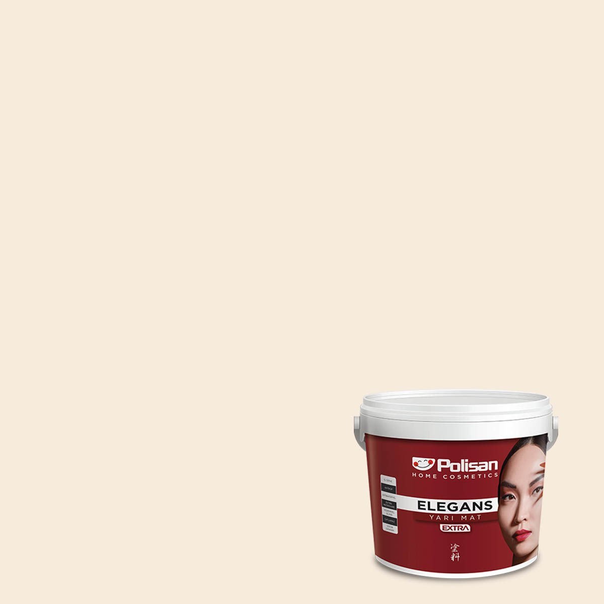 Polisan Elegans Extra Yarı Mat İç Cephe Boyası 2,5 Litre Masum Beyaz 1580 Cİ-6341