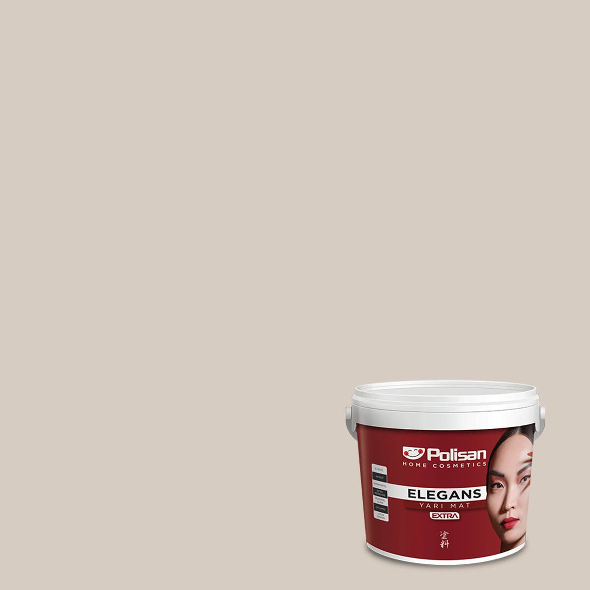 Polisan Elegans Extra Yarı Mat İç Cephe Boyası 7,5 Litre Doğal Bej 1640 Cİ-6481