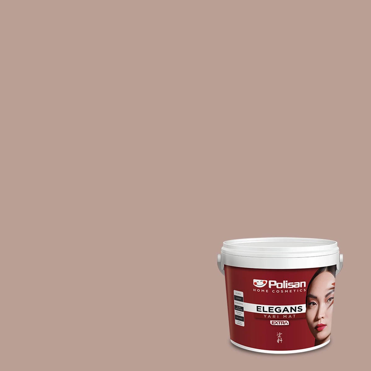 Polisan Elegans Extra Yarı Mat İç Cephe Boyası 12,5 Litre Zarif Pudra 4089 Cİ-6395