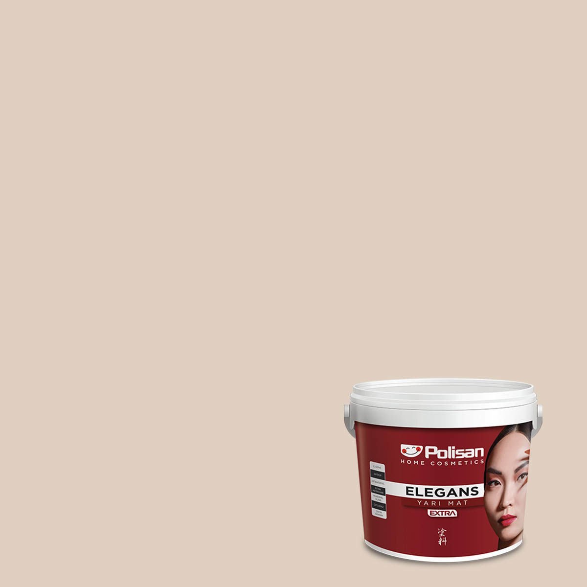 Polisan Elegans Extra Yarı Mat İç Cephe Boyası 2,5 Litre Karizmatik Bej 4030 Cİ-6263