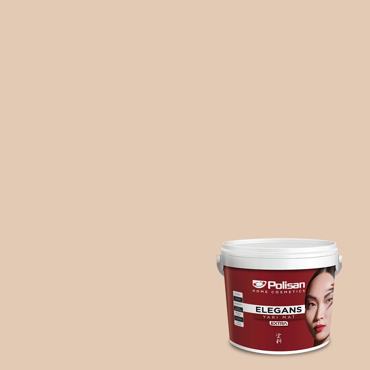 Polisan Elegans Extra Yarı Mat İç Cephe Boyası 12,5 Litre Kahve Köpüğü 4031 Cİ-6264