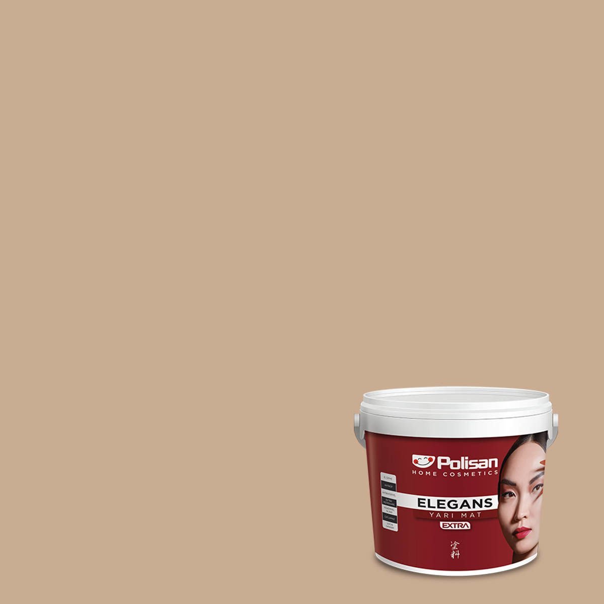 Polisan Elegans Extra Yarı Mat İç Cephe Boyası 2,5 Litre Elegan Mocha 4032 Cİ-6265