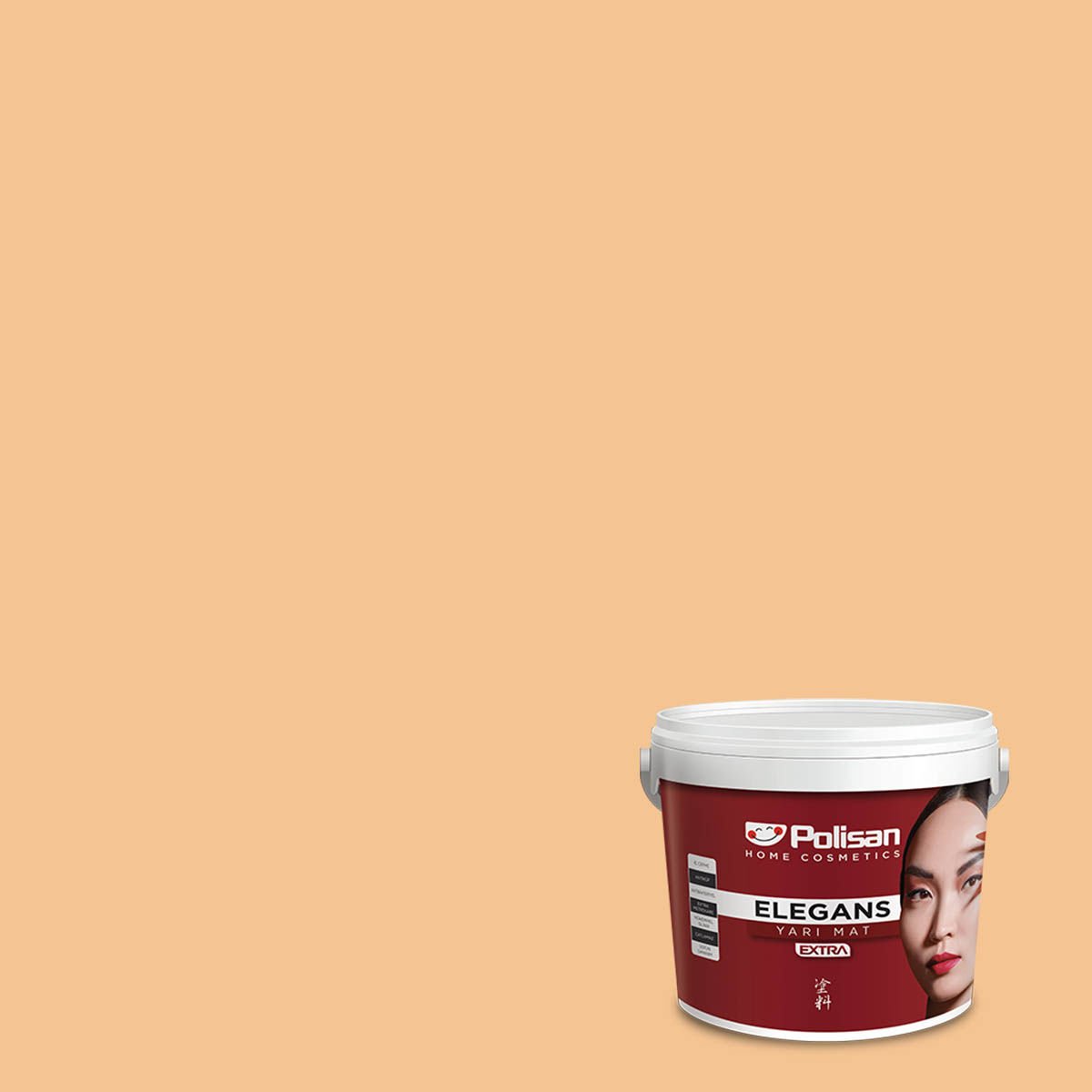 Polisan Elegans Extra Yarı Mat İç Cephe Boyası 12,5 Litre Elegan Şampanya 4254 Cİ-7143