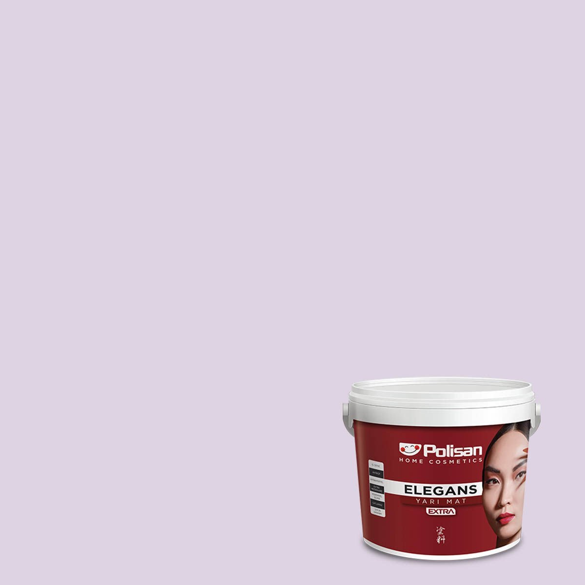 Polisan Elegans Extra Yarı Mat İç Cephe Boyası 15 Litre Elegan Lila 4450 Cİ-7551