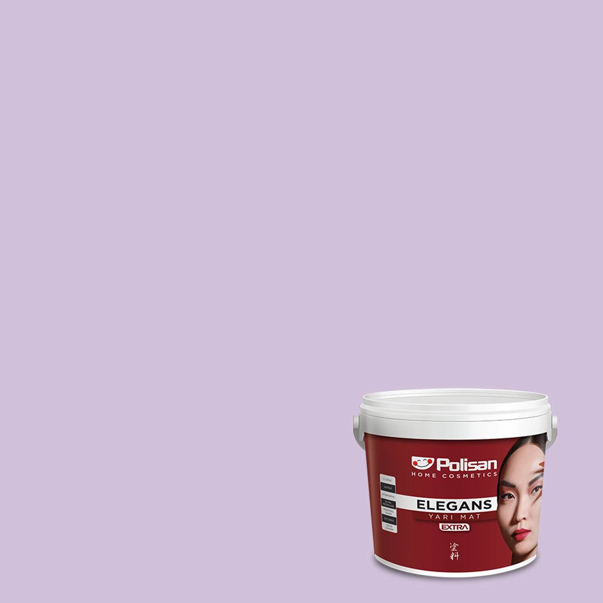 Polisan Elegans Extra Yarı Mat İç Cephe Boyası 2,5 Litre Royal Lila 600 Cİ-7552