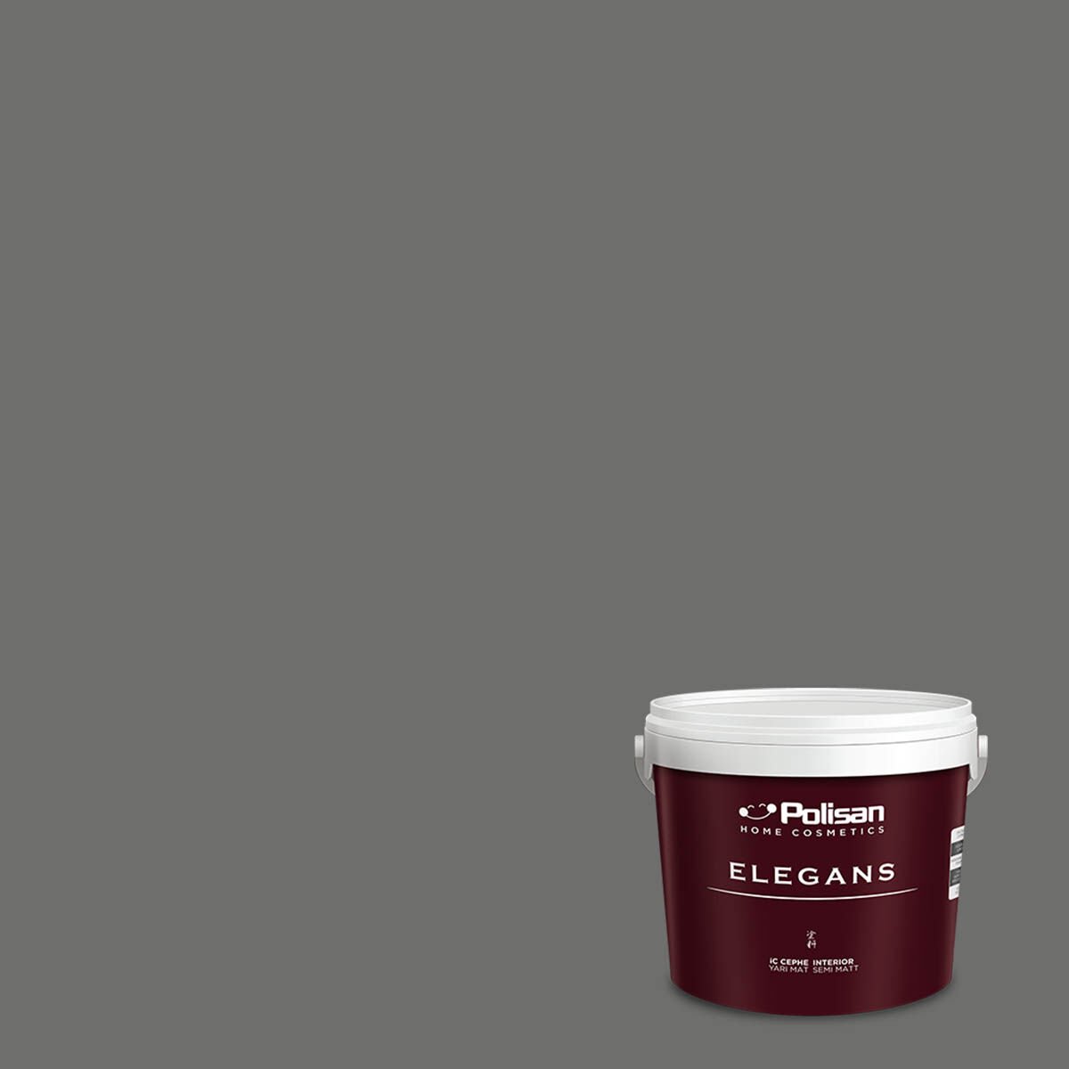 Polisan Elegans Yarı Mat İç Cephe Boyası 2,5 Litre Bora Grisi 4486 Cİ-7625