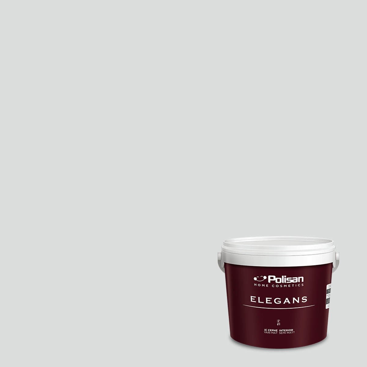 Polisan Elegans Yarı Mat İç Cephe Boyası 15 Litre Dingin Gri 4473 Cİ-7601