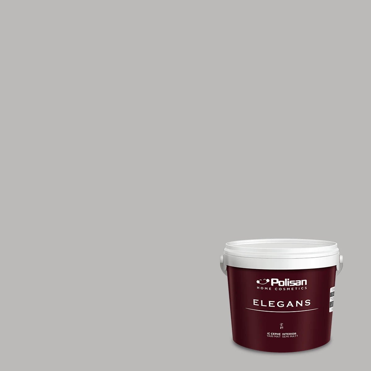 Polisan Elegans Yarı Mat İç Cephe Boyası 12,5 Litre Gizemli Gri 4474 Cİ-7603