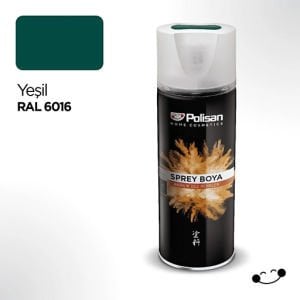 Polisan Akrilik Sprey Boya Ral 6016 Yeşil 400 ml