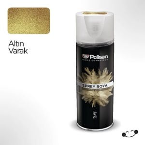 Polisan Akrilik Sprey Boya Altın Varak 400 ml