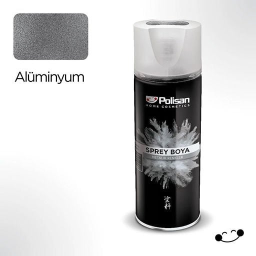 Polisan Akrilik Sprey Boya Metalik Alüminyum 400 ml