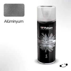 Polisan Akrilik Sprey Boya Metalik Alüminyum 400 ml