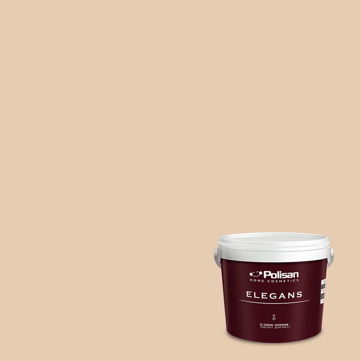 Polisan Elegans Yarı Mat İç Cephe Boyası 15 Litre Ultra Bej 4038 Cİ-6283