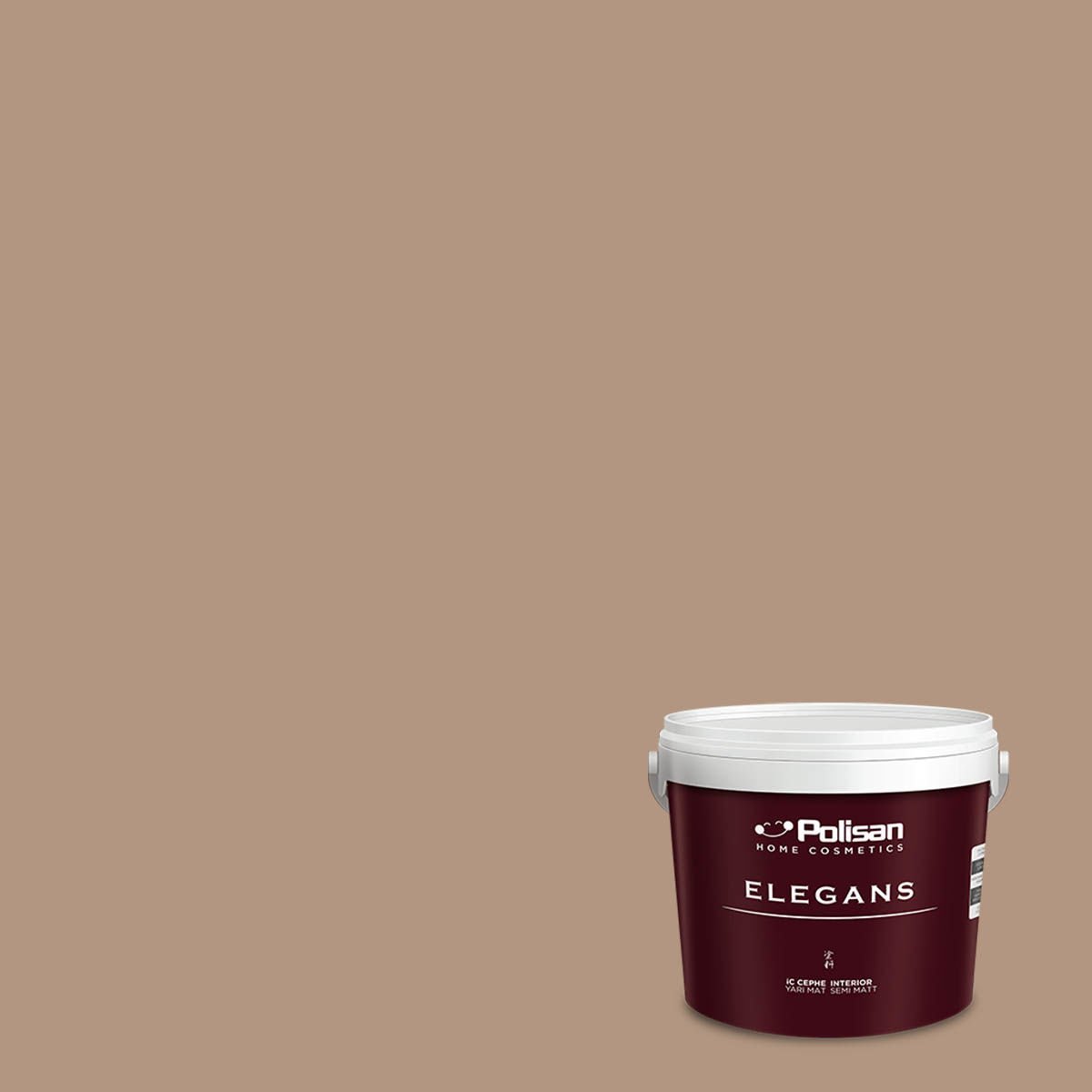 Polisan Elegans Yarı Mat İç Cephe Boyası 2,5 Litre Gizemli Toprak 4141 Cİ-6504