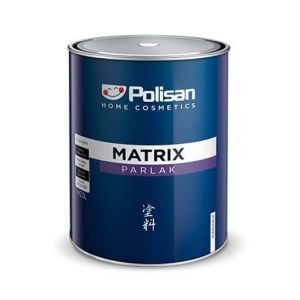 Polisan Matrix Parlak Sentetik Yağlı boya 0,75 Litre Siyah