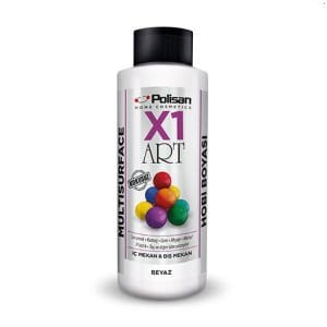 Polisan X1 Art Multisurface Hobi Boyası 120ml Beyaz