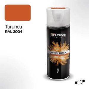 Polisan Akrilik Sprey Boya Ral 2004 Turuncu 400 ml