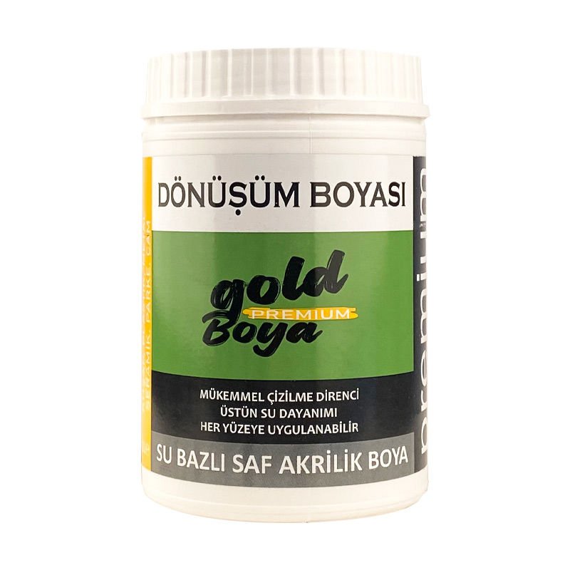 Gold Akrilik Su Bazlı Dönüşüm Boyası Beyaz 1 Litre