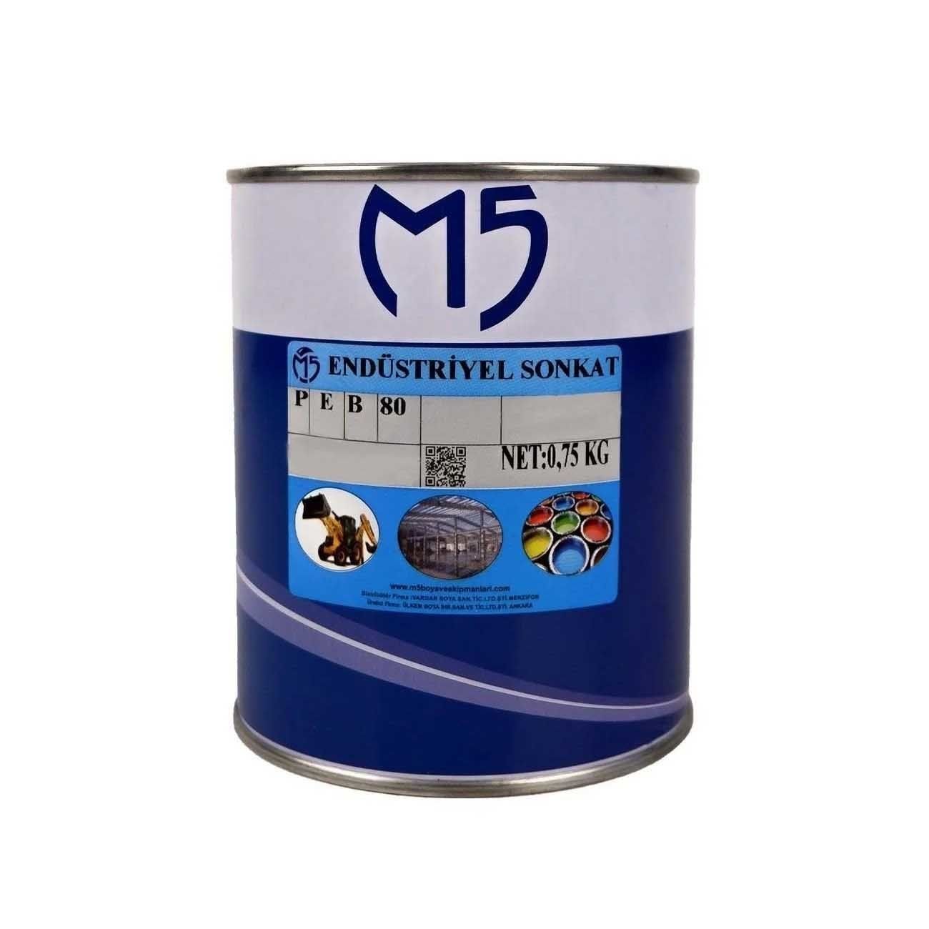 M5 Endüstriyel Rapid Boya Havai Mavi Ral 5015 0,75 Kg