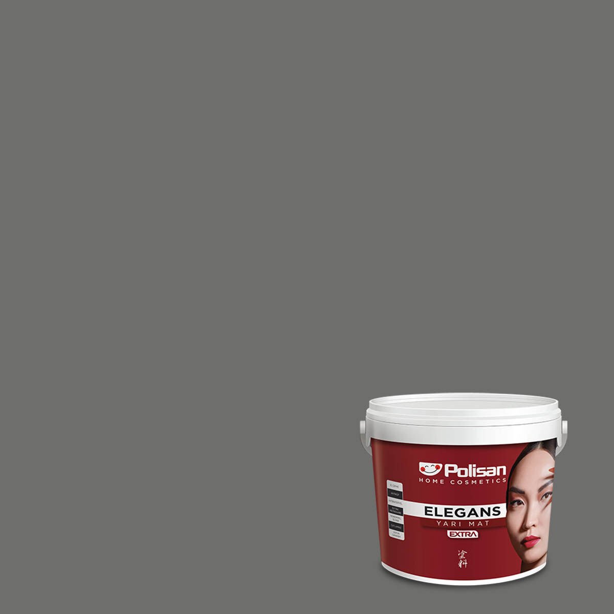 Polisan Elegans Extra Yarı Mat İç Cephe Boyası 15 Litre Bora Grisi 4486 Cİ-7625