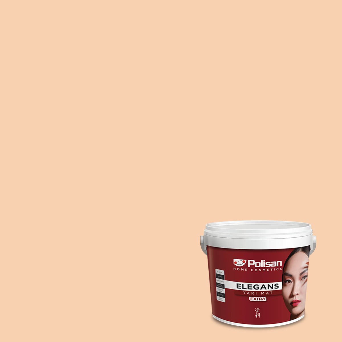 Polisan Elegans Extra Yarı Mat İç Cephe Boyası 15 Litre Karizmatik Somon 4248 Cİ-7131