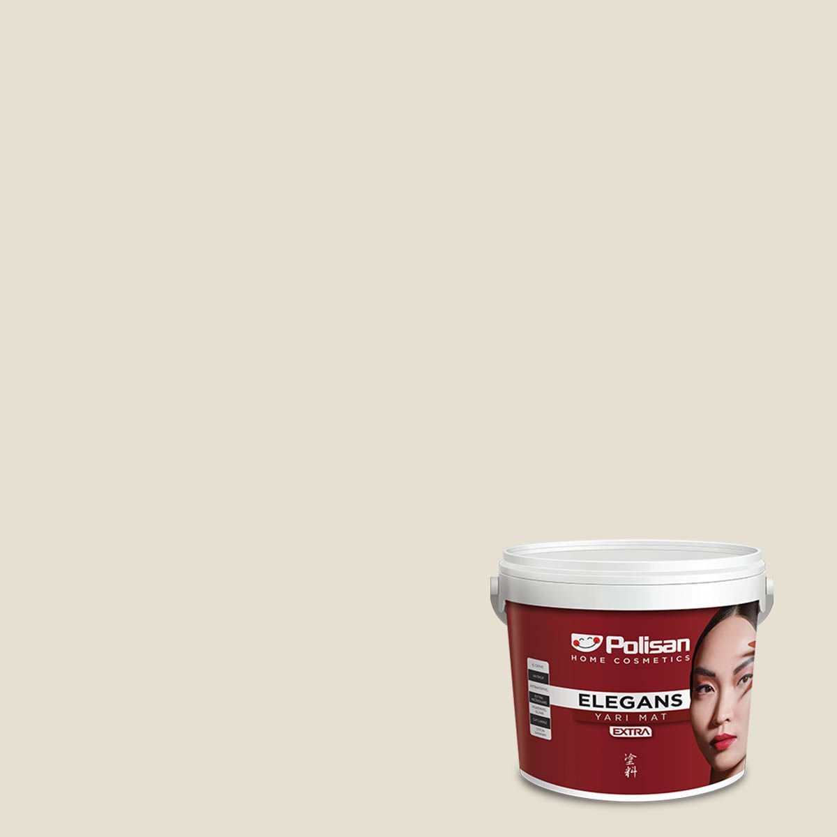 Polisan Elegans Extra Yarı Mat İç Cephe Boyası 2,5 Litre Yalın Beyaz 1570 Cİ-6381