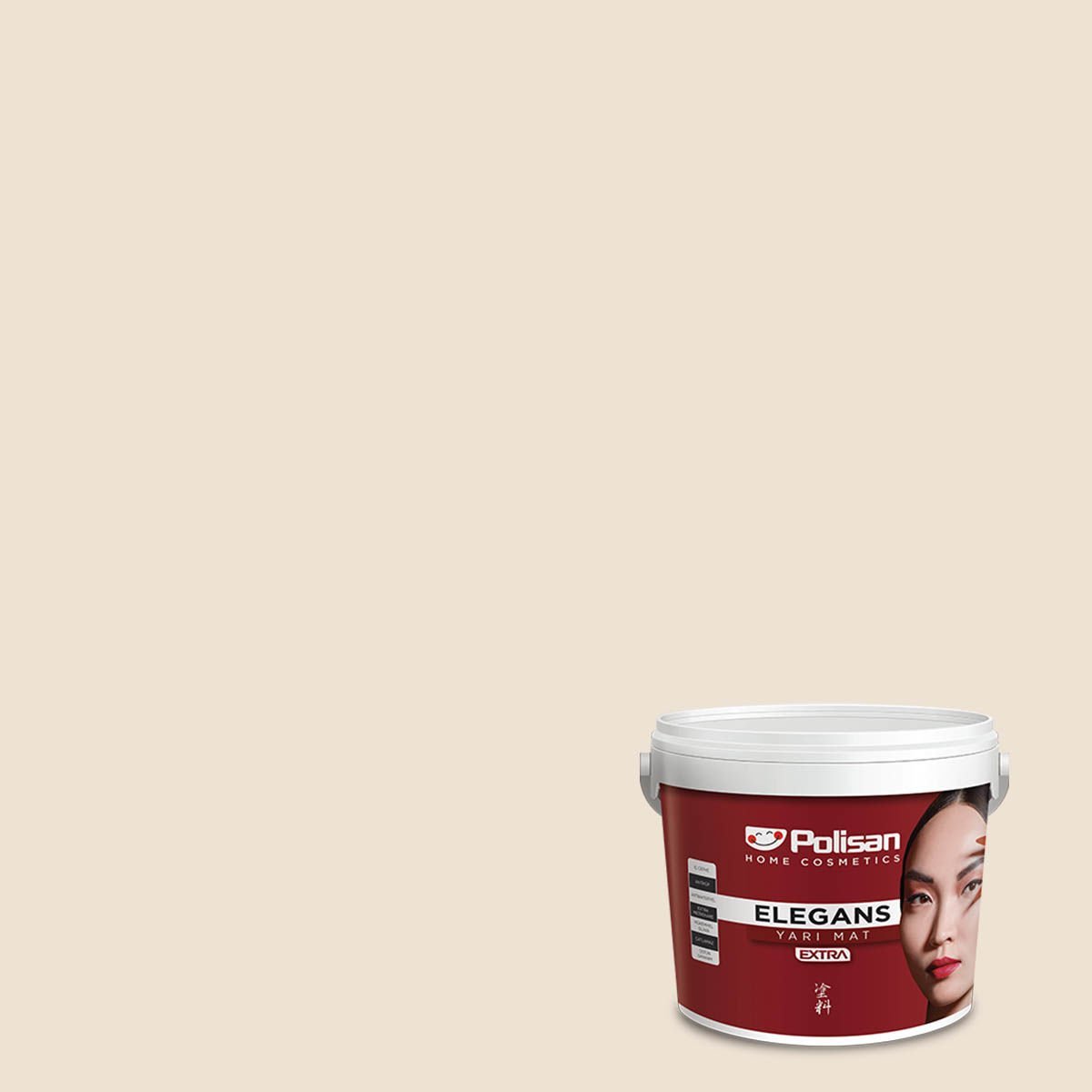 Polisan Elegans Extra Yarı Mat İç Cephe Boyası 15 Litre Karizmatik Krem 1860 Cİ-7151