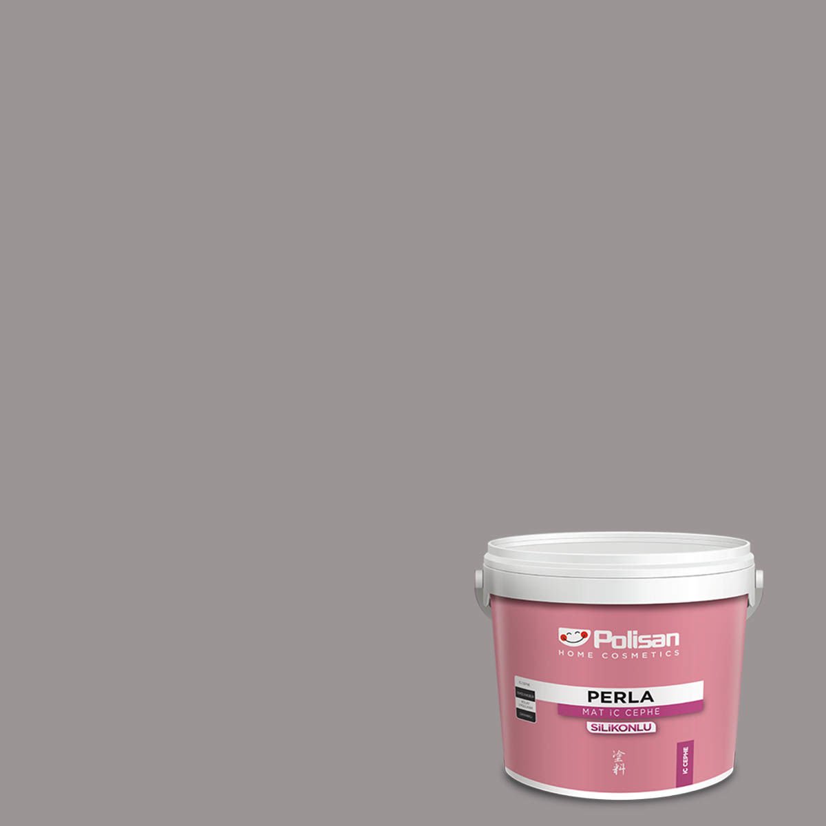 Polisan Perla Mat İç Cephe Boyası 2,5 Litre Royal Gri 4475 Cİ-7604