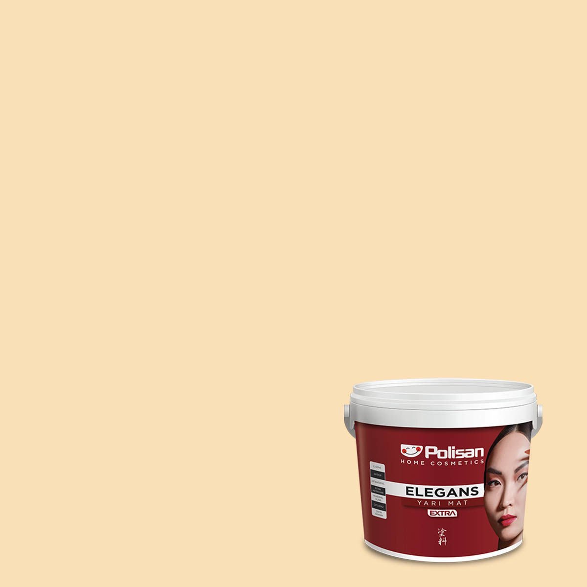 Polisan Elegans Extra Yarı Mat İç Cephe Boyası 15 Litre Şampanya 229 Cİ-7182