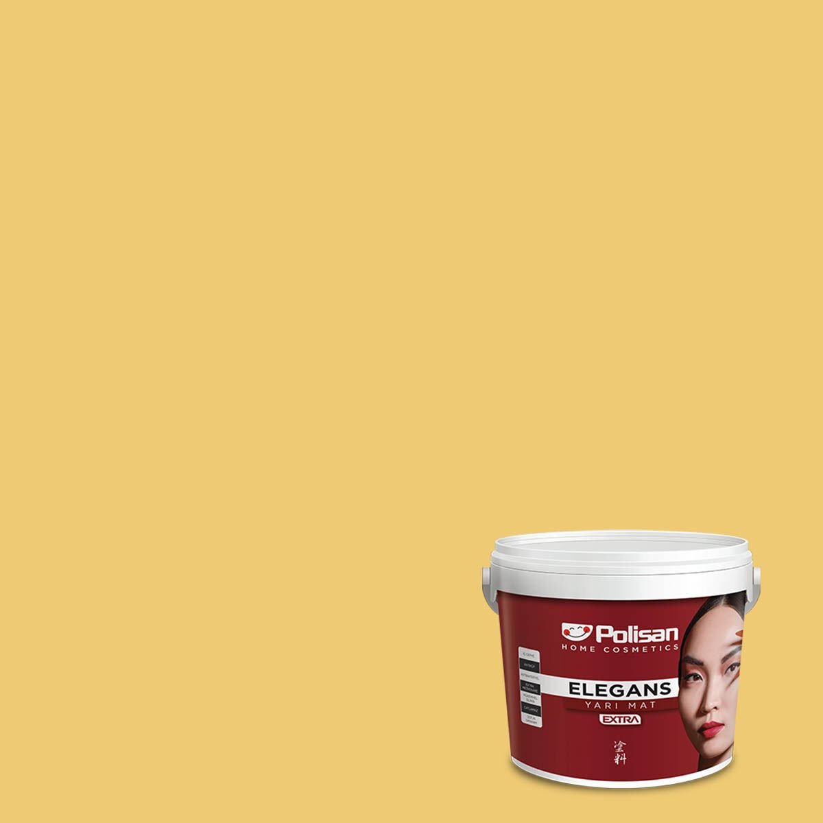 Polisan Elegans Extra Yarı Mat İç Cephe Boyası 12,5 Litre Mutlu Sarı 4298 Cİ-7235