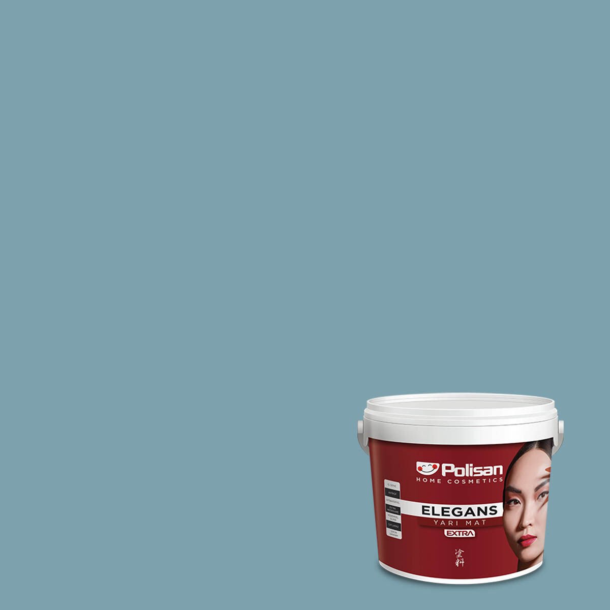 Polisan Elegans Extra Yarı Mat İç Cephe Boyası 7,5 Litre Pasifika 4400 Cİ-7445