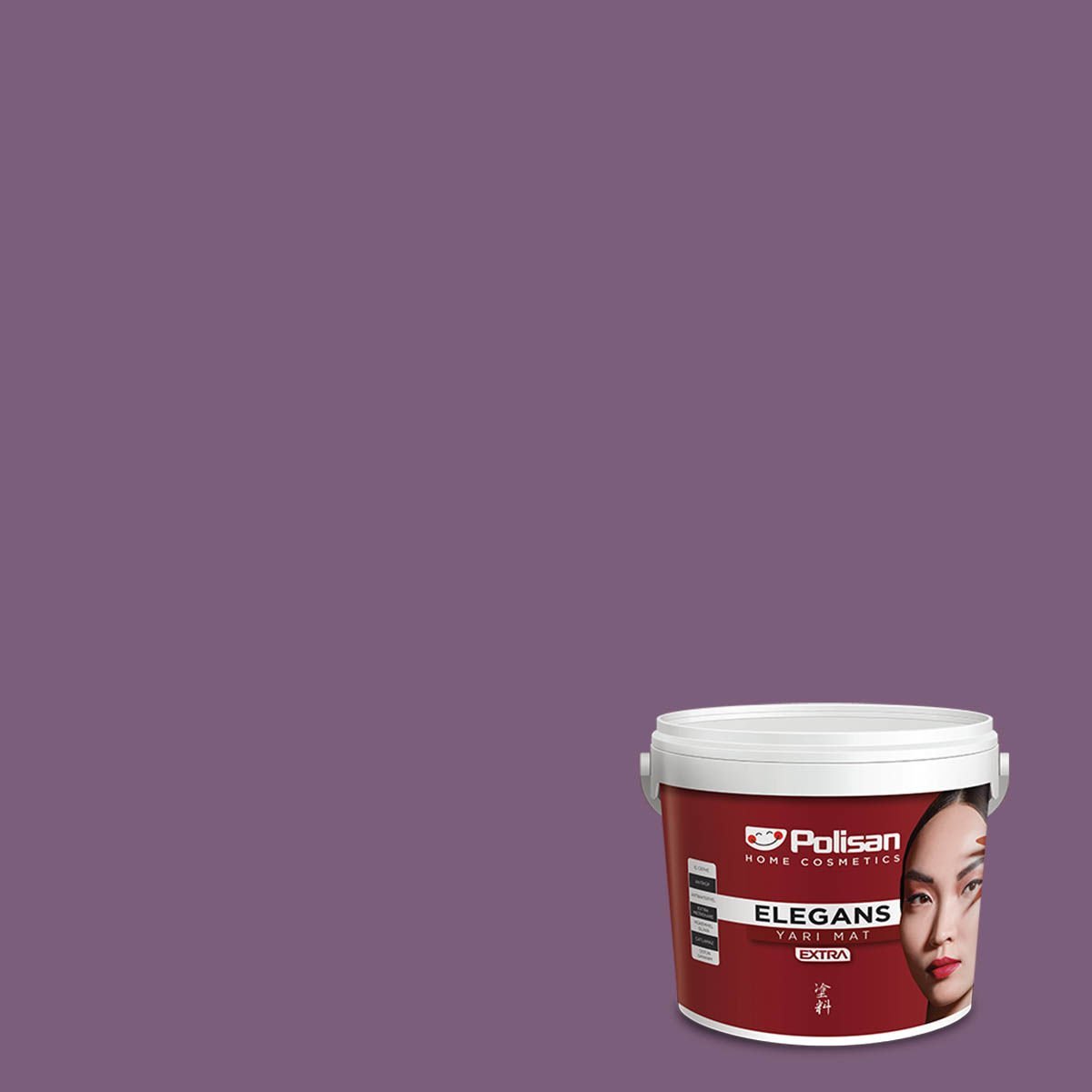 Polisan Elegans Extra Yarı Mat İç Cephe Boyası 15 Litre Violetta 4453 Cİ-7555